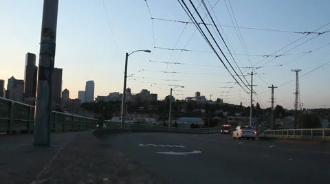 Seattle Ambulance At Sunset