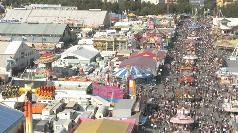 Oktoberfest Aerial View