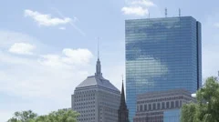 Time Lapse Boston Skyscraper Close Up