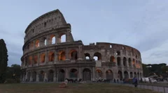 4K Time Lapse Colosseum Rome Sunset, Italy