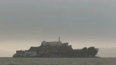 4K Time Lapse Alcatraz Island In Fog