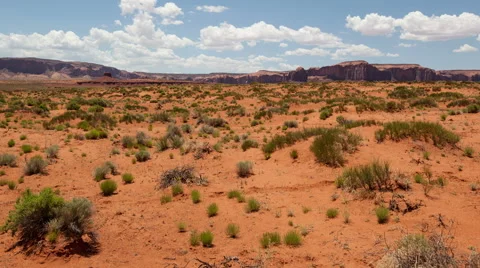 4K Timelapse Monument Valley Zoom Out