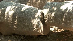 Historic Stonewall In Naxos, Greece