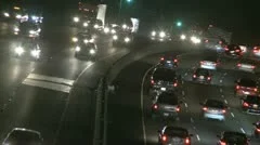 Highway Traffic At Night