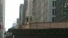 Elevated Train In Chicago 