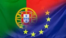 European Flag merged with Flag of Portugal