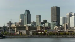 4K Time Lapse Montreal City Skyline