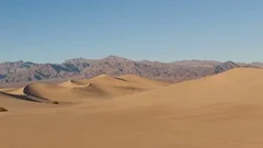 Timelapse Close Up Zoom Out Sand Dunes Sunset