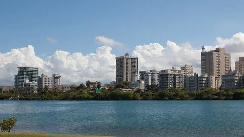 4K Timelapse Of San Juan Skyline Puerto Rico