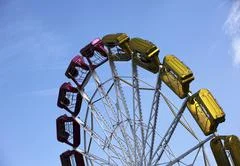 Colorful Carnival Ride At Oktoberfest