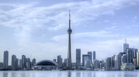 Timelapse Toronto Skyline Hdr