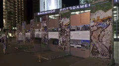 4K Time Lapse The Wall Berlin At Night