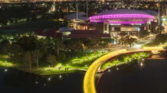 4K Timelapse Adelaide Oval Zoom Out