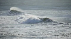 Slowmotion Ocean Waves Breaking