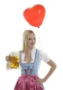 Woman In Dirndl