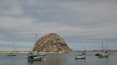 4K Time Lapse Close Up Morrow Bay