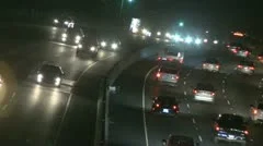 Highway Traffic At Night