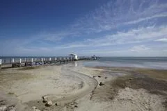 Beach With Jetty