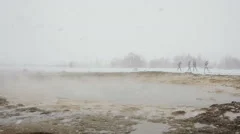 Slowmotion Geyser Strokkur Eruption Iceland
