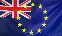European Flag merged with New Zealand Flag