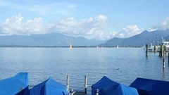 4K Uhd Timelapse Boats At Jetty Landscape