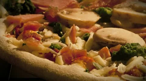 Timelapse Pizza In Oven