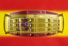 Server Country Concept with Flag of Spain