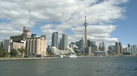 Toronto Skyline In Motion