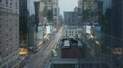 Timelapse Traffic At Sunset On 8Th Ave
