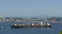 Seattle Container Ship
