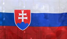 Slovakia Flag Technology Environment Concept