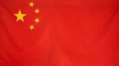 China Flag Real Fabric