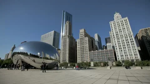 Timelapse Chicago Cloud Gate