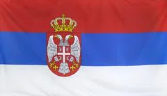Serbia Flag Real Fabric