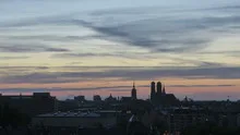 Timelapse Munich Skyline Sunset