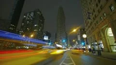 Timelapse Crossing At Flatiron Building