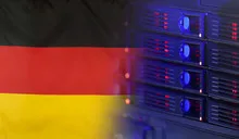 Technology Concept with Flag of Germany
