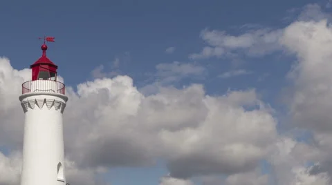 Time Lapse Lighthouse Close Up