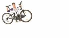Man With Bicycle