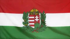Hungary Coat Of Arms Flag