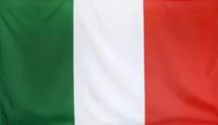 Italy Flag Real Fabric