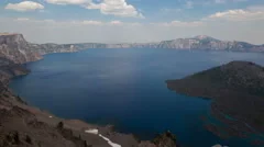 4K Timelapse Crater Lake National Park Close Up