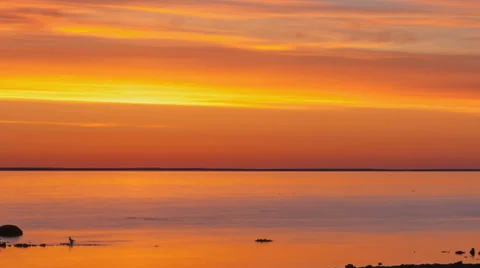 Time Lapse Sunrise Lake Hurton