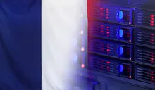 Technology Concept with Flag of France