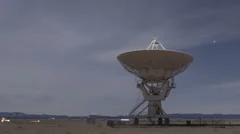 Time Lapse Very Large Array Radio Telescopes Moving