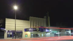 4K Time Lapse Loopable Of Traffic At Ufo Museum In Roswell, Nm