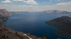 4K Timelapse Crater Lake National Park Zoom Out