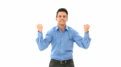 Attractive Man Is Upset And Angry