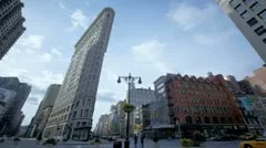 Timelapse Crossing At Flatiron Building