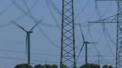 Wind Turbine And Power Lines
